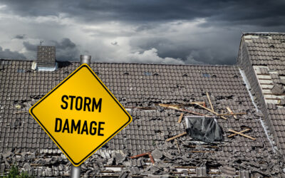 What are the key signs of roof damage after an intense storm?